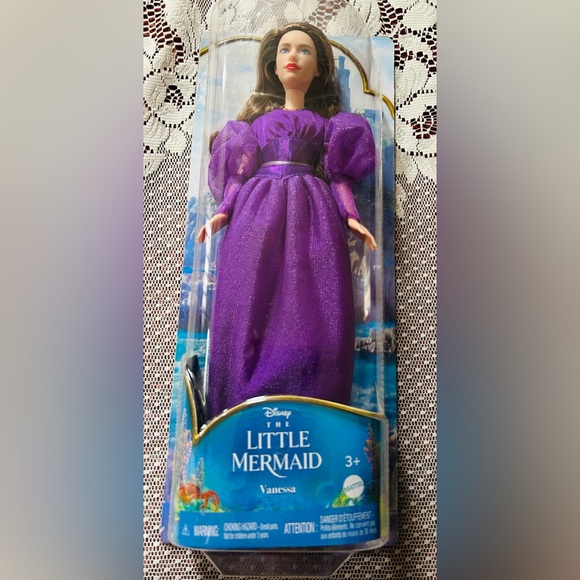 Disney Little Mermaid Vanessa Fashion Doll NEW 11" Signature Purple Dress - Picture 1 of 3